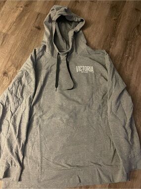 Victoria's Secret Sport Gray Hooded Sweatshirt